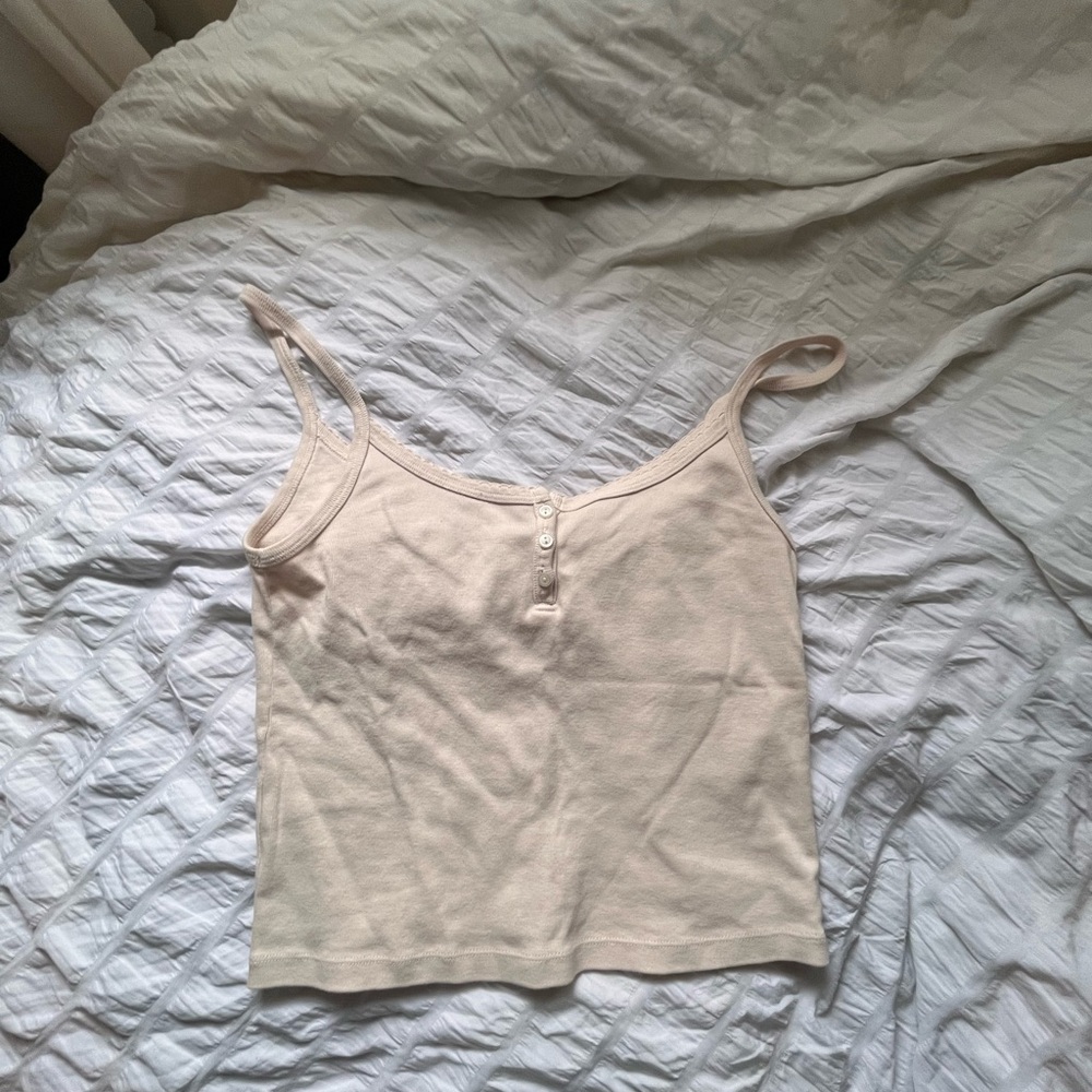 Light pink brandy tank